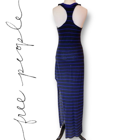 RARE EUC Free People We The Free Stripe Tank Maxi Dress, XS - Picture 4 of 11